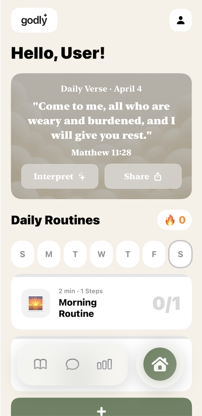 Godly App Screenshot